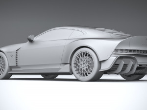 Aston Martin Valour 2024 3D-Modell