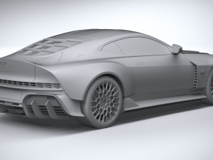 Aston Martin Valour 2024 3D-Modell
