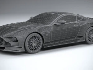 Aston Martin Valour 2024 3D Model