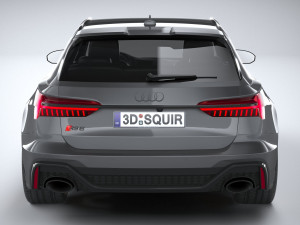 Audi RS6 Avant 2024 3D मॉडल