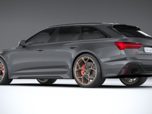 Audi RS6 Avant 2024 3D मॉडल