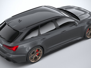 Audi RS6 Avant 2024 3D मॉडल