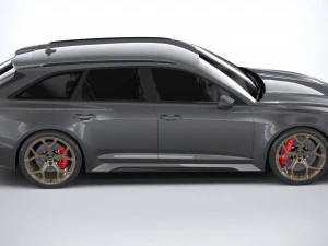 Audi RS6 Avant 2024 3D Model