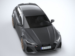 Audi RS6 Avant 2024 3D मॉडल