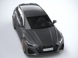 Audi RS6 Avant 2024 3D Model