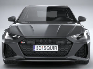 Audi RS6 Avant 2024 3D Model