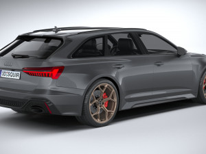 Audi RS6 Avant 2024 3D मॉडल