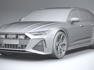 Audi RS6 Avant 2024 3D मॉडल