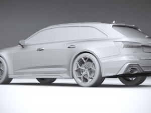 Audi RS6 Avant 2024 3D मॉडल