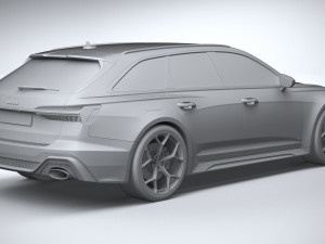 Audi RS6 Avant 2024 3D मॉडल