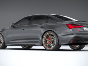 Audi RS6 Sedan 2024 Model 3D