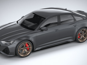 Audi RS6 Sedan 2024 Model 3D
