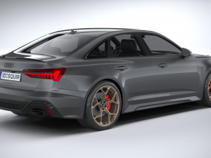 Audi RS6 Sedan 2024 Model 3D