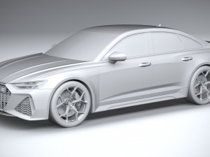 Audi RS6 Sedan 2024 Model 3D