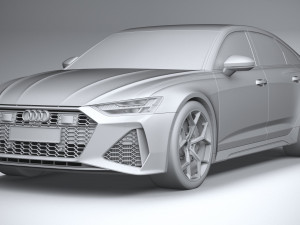 Audi RS6 Sedan 2024 Model 3D