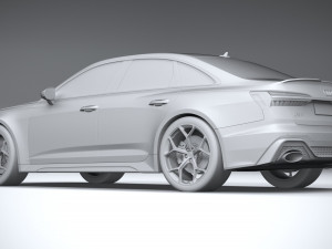 Audi RS6 Sedan 2024 Model 3D