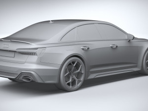 Audi RS6 Sedan 2024 Model 3D