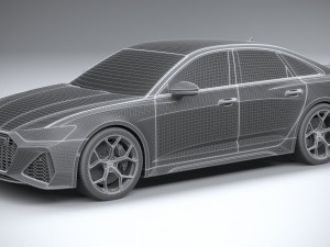 Audi RS6 Sedan 2024 Model 3D