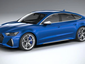 ऑडी आरएस7 स्पोर्टबैक 2024 3D मॉडल