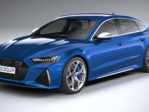 Audi RS7 Sportback 2024 3D Model