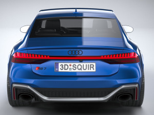 Audi RS7 Sportback 2024 3D Model