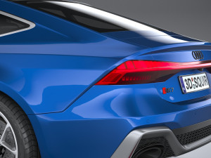 Audi RS7 Sportback 2024 3D Model