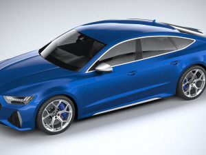 Audi RS7 Sportback 2024 3D Model