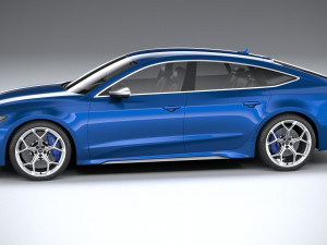 Audi RS7 Sportback 2024 3D Model