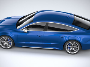Audi RS7 Sportback 2024 3D Model