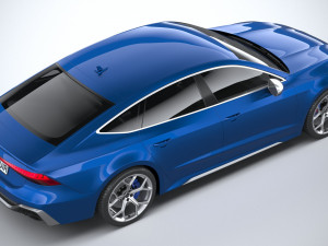 Audi RS7 Sportback 2024 3D Model
