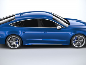 Audi RS7 Sportback 2024 3D Model