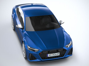 Audi RS7 Sportback 2024 3D Model