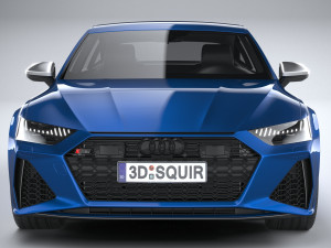 Audi RS7 Sportback 2024 3D Model