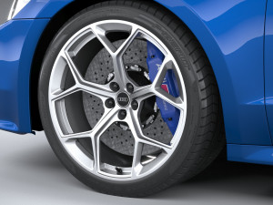 Audi RS7 Sportback 2024 3D Model