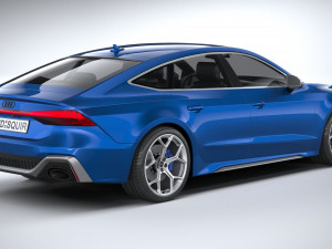 Audi RS7 Sportback 2024 3D Model
