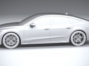 Audi RS7 Sportback 2024 3D Model
