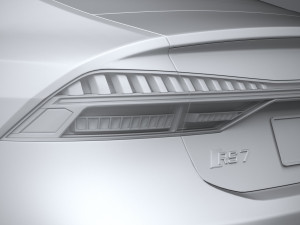 Audi RS7 Sportback 2024 3D Model