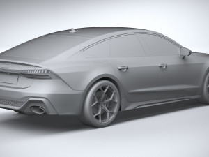 Audi RS7 Sportback 2024 3D Model