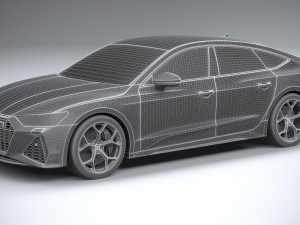 Audi RS7 Sportback 2024 3D Model