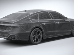 Audi RS7 Sportback 2024 3D Model