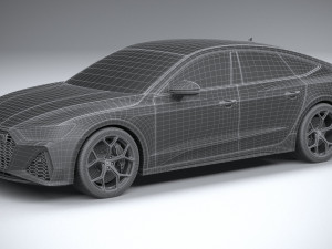 Audi RS7 Sportback 2024 3D Model