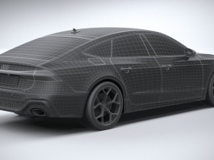 Audi RS7 Sportback 2024 3D Model