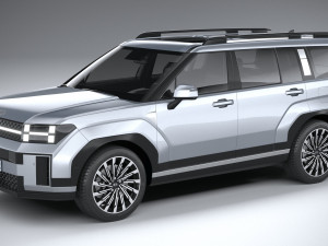 Hyundai Santa Fe 2024 3D-Modell