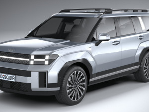 Hyundai Santa Fe 2024 Modelo 3D
