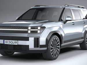 Hyundai Santa Fe 2024 Modelo 3D