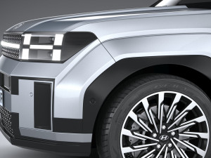 Hyundai Santa Fe 2024 Modelo 3D