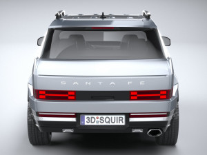 Hyundai Santa Fe 2024 Modelo 3D