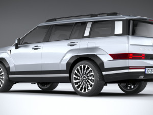 Hyundai Santa Fe 2024 Modelo 3D