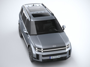 Hyundai Santa Fe 2024 Modelo 3D