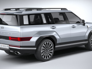 Hyundai Santa Fe 2024 Modelo 3D